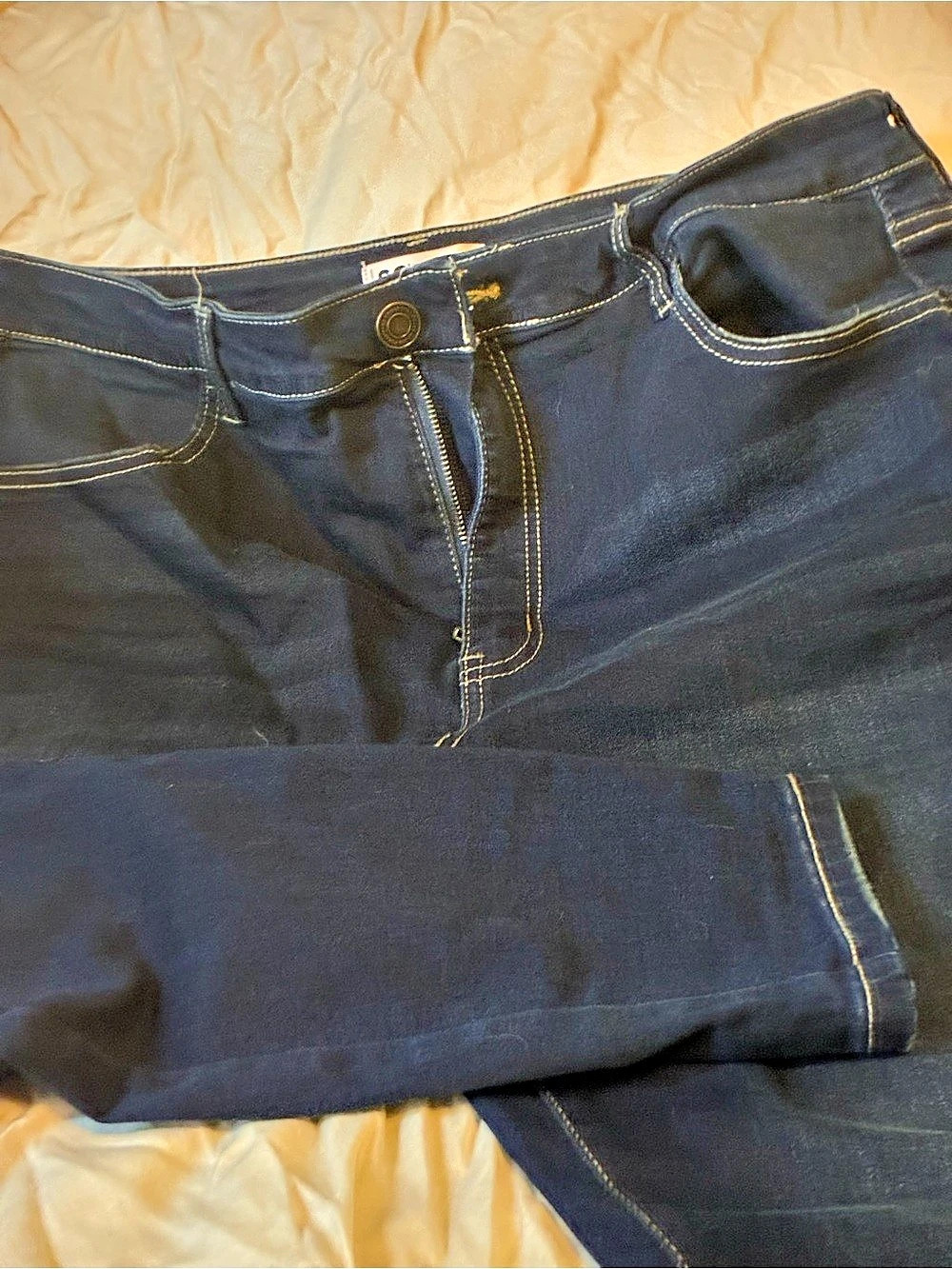 SO High-Rise Jeggings Skinny Jeans in Blue